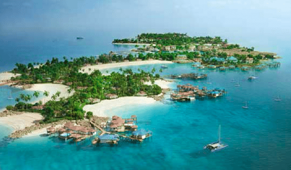 האי קורל מהאויר