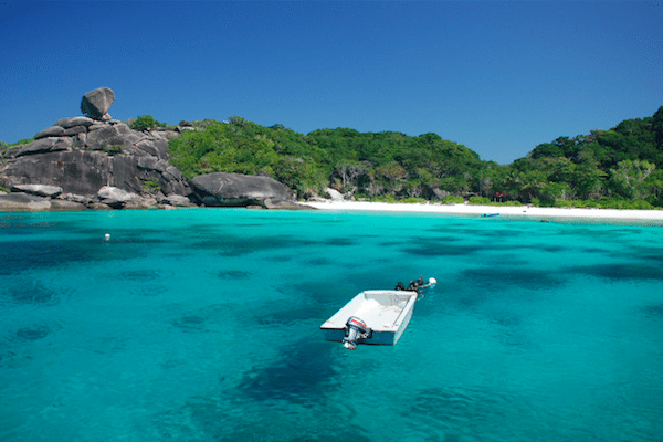 טיול לאיי סימילאן שקיפות המים