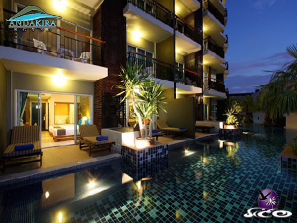 מלונות בפוקט – אנדקירה  – הבריכה וחדרי הפול אקסס