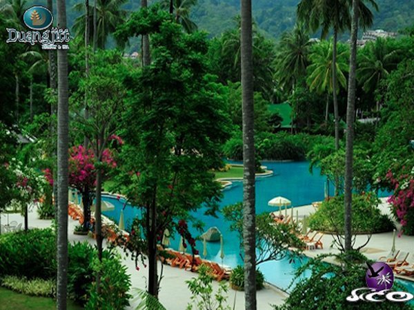 מלונות בפוקט – דואנגז’יט ריזורט – אזור הבריכה